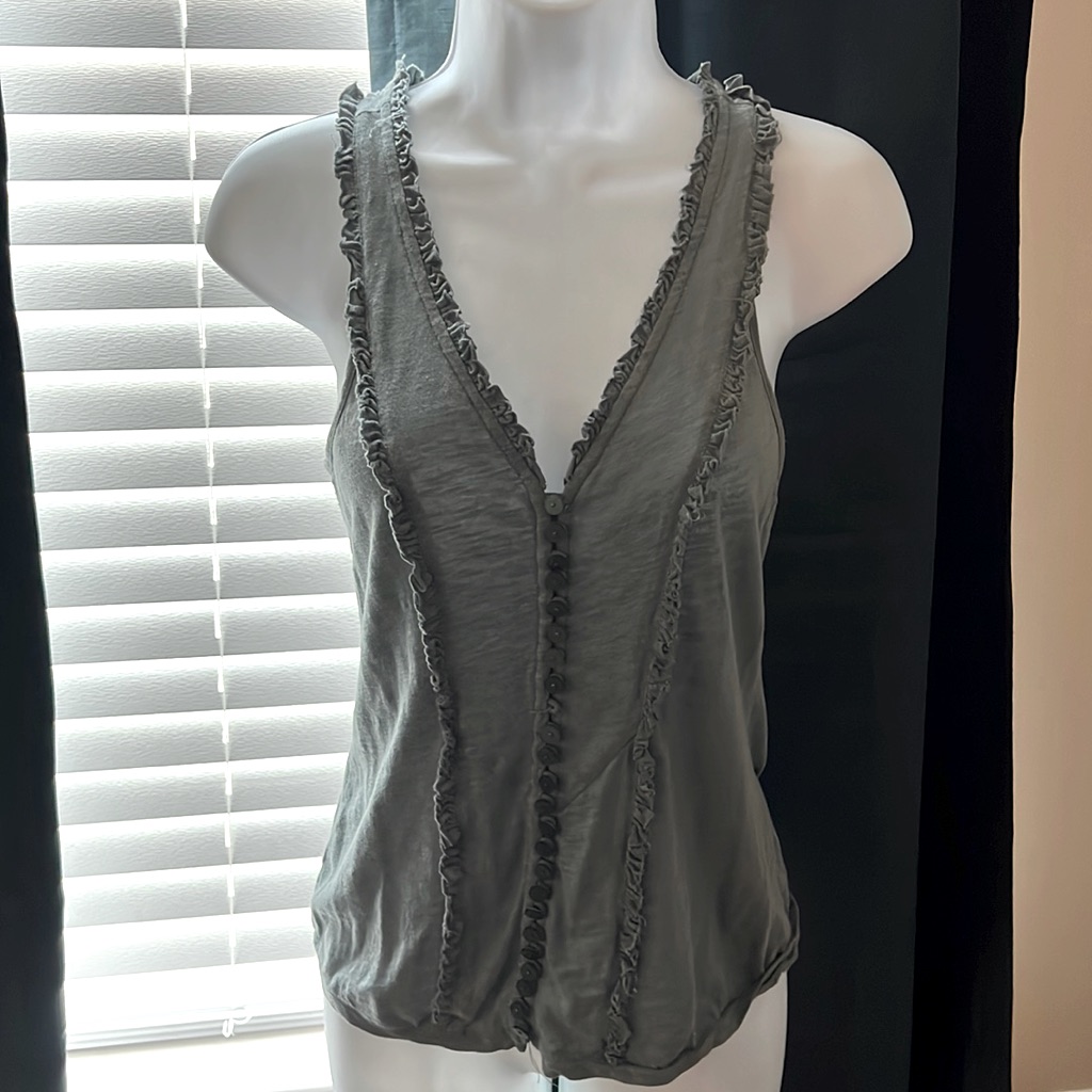 Buttoned Tank